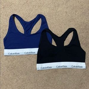 💥SOLD💥 CALVIN KLEIN | blue & black sports bras